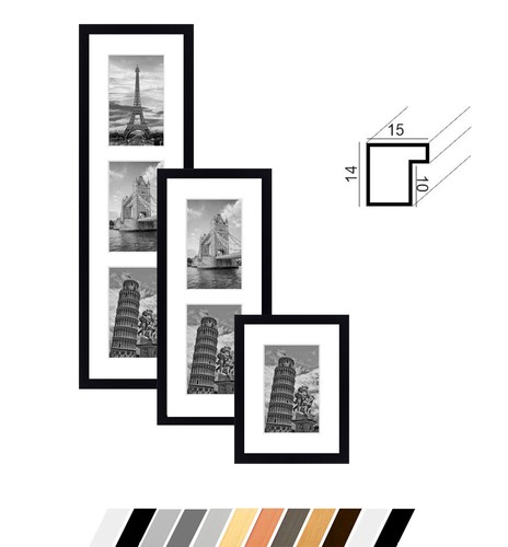Collage holz bilderrahmen - collage,